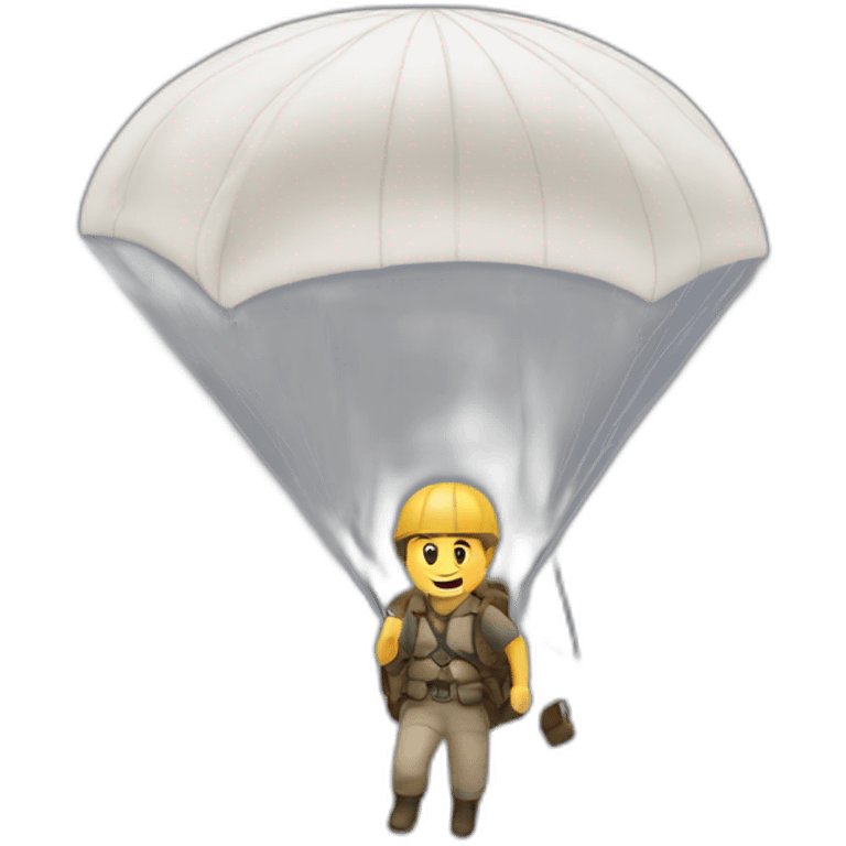 Jack Dawson with a parachute emoji