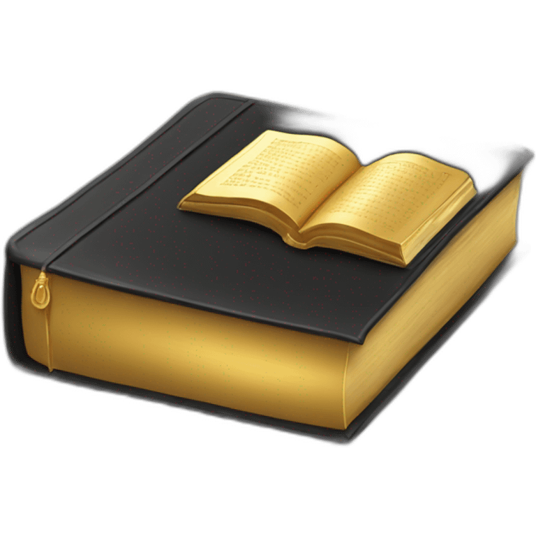 gold thick  bible emoji