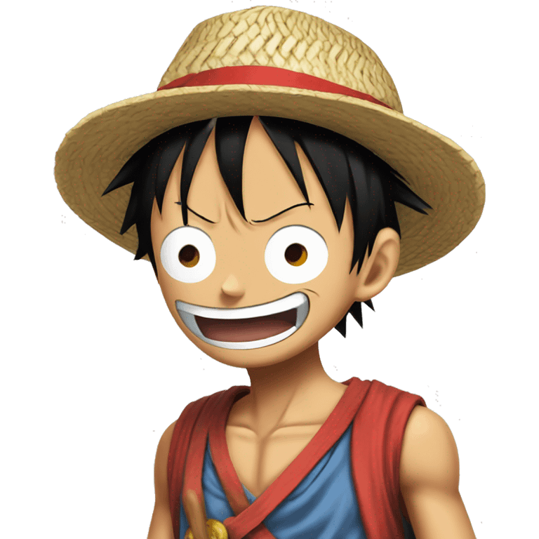 one piece monkey d luffy emoji