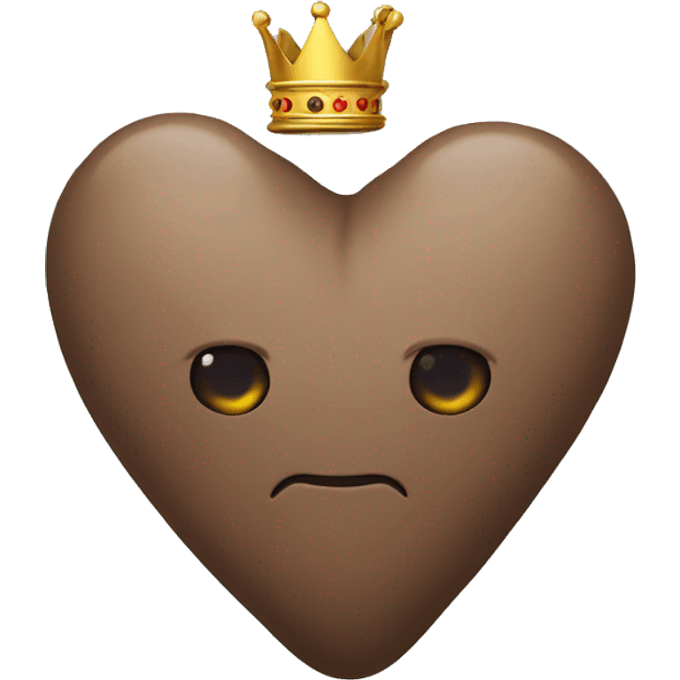 A liver with  crown emoji