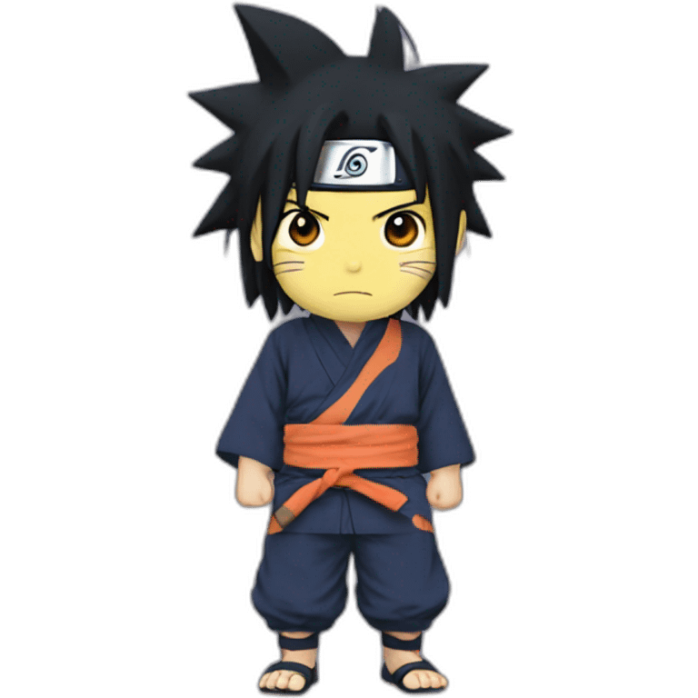 Naruto merged with Sasuke emoji