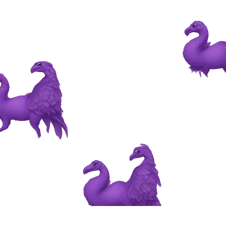 Simorgh, violet, original  emoji