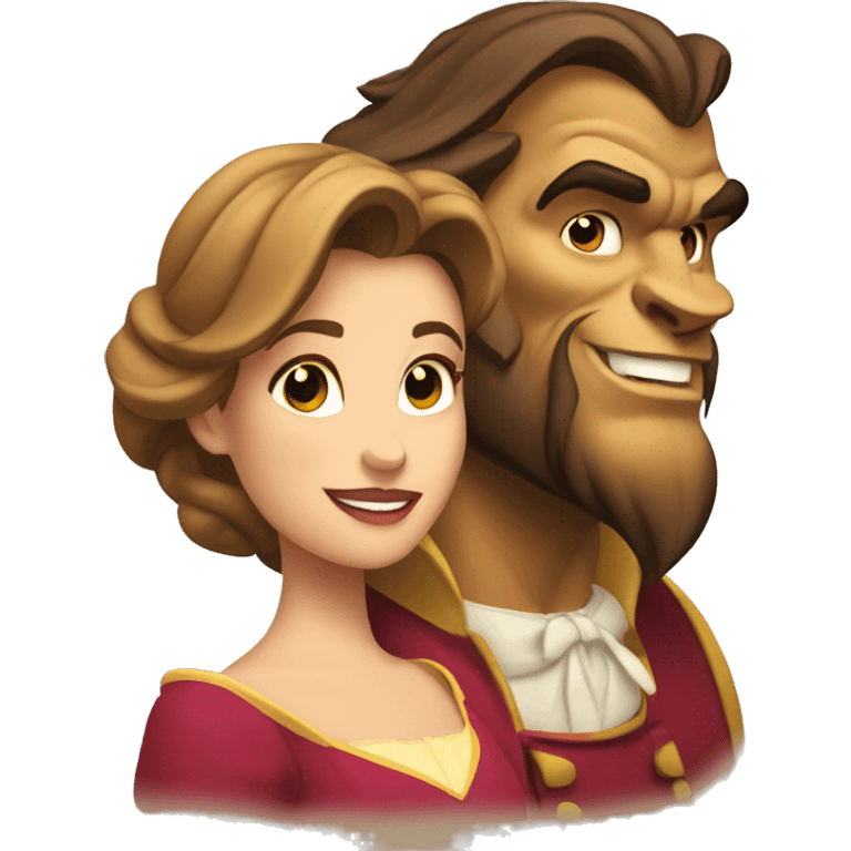 Beauty and the beast emoji