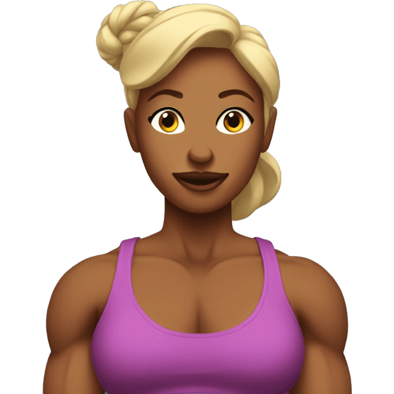 Muscle mommy emoji