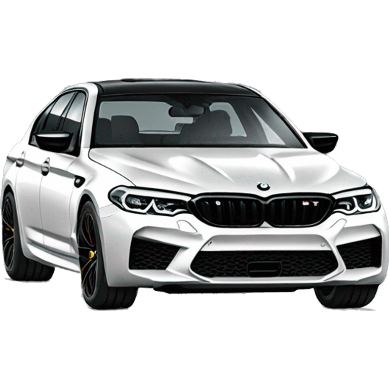 Black BMW M5 COMPETITION  emoji