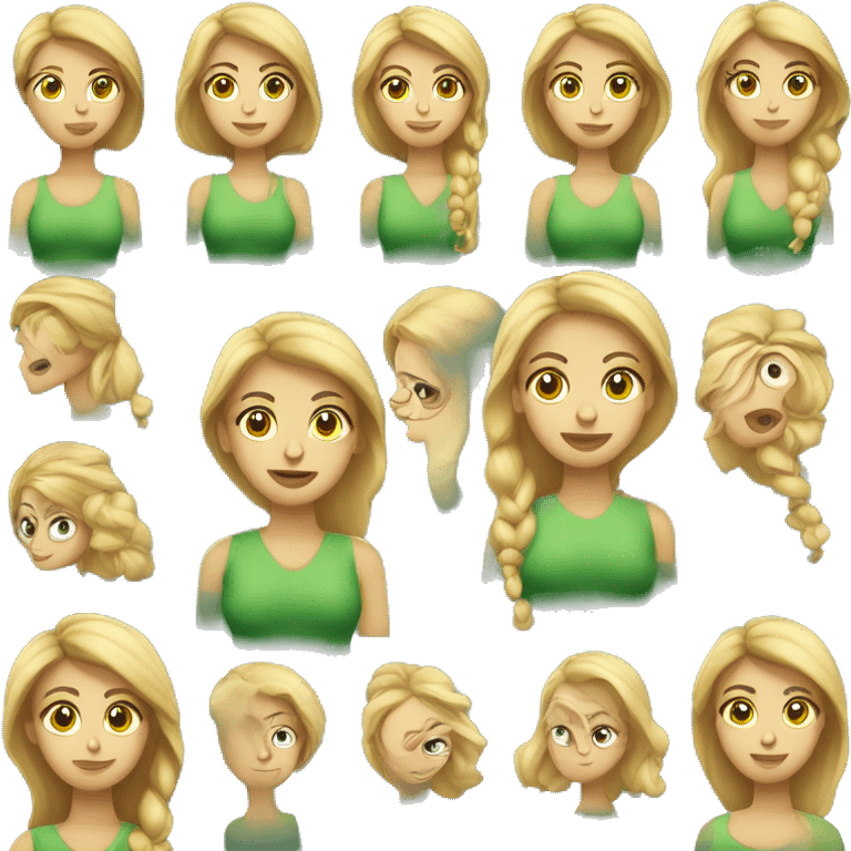 Mujer-con-pelo-rubio-y-lacio-con-ojos-verdes emoji