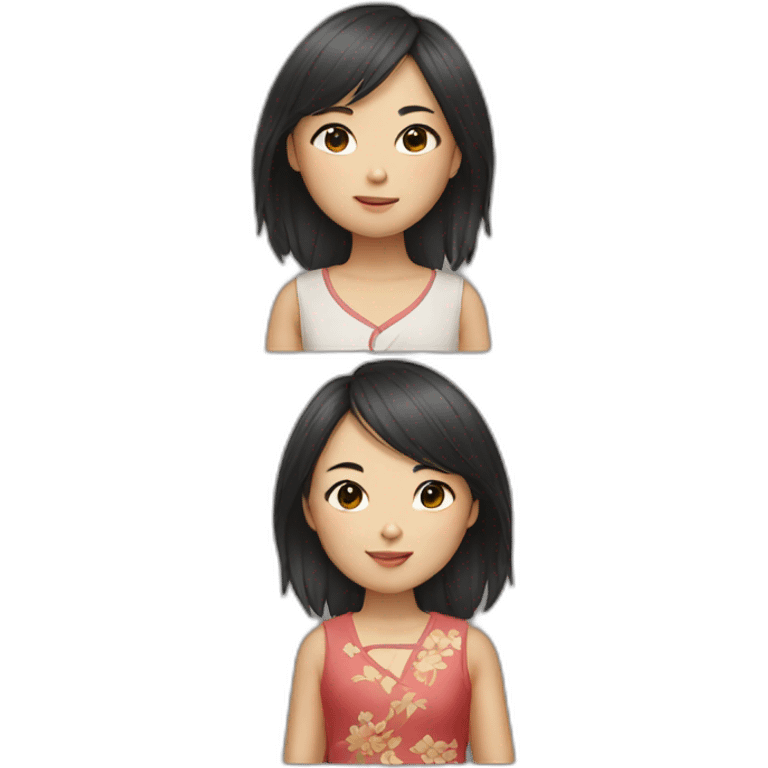 chinese girl emoji