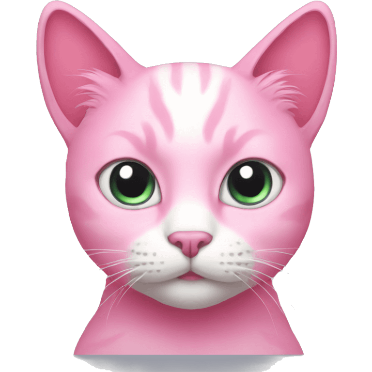 Pink cat emoji