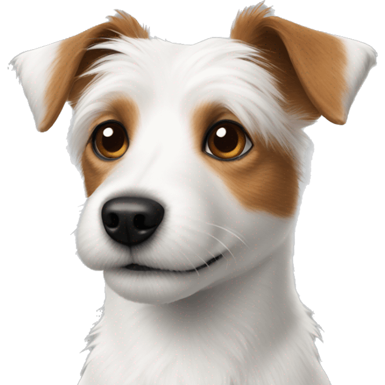 fluffy jack russell emoji