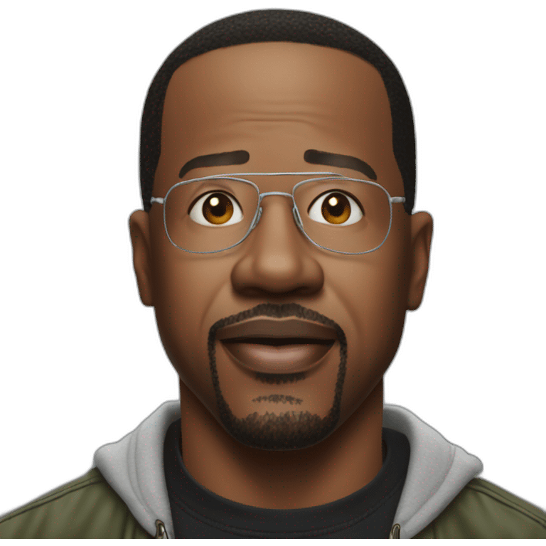 actor martin lawrence hyper realistic emoji