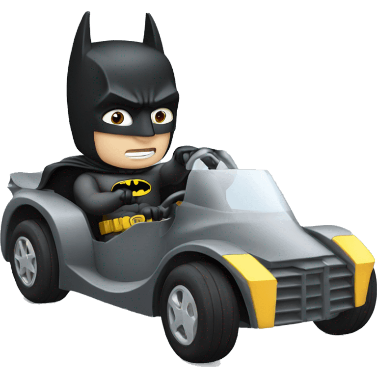 batman driving  emoji