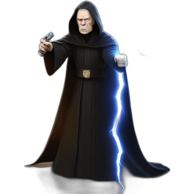 emperor palpatine shooting lightning emoji