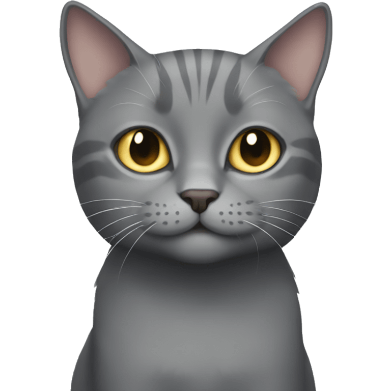 aesthetic grey cat  emoji