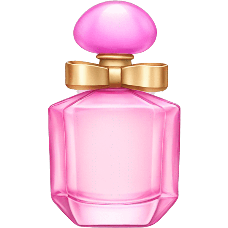 Fairy light pink perfume in bow emoji