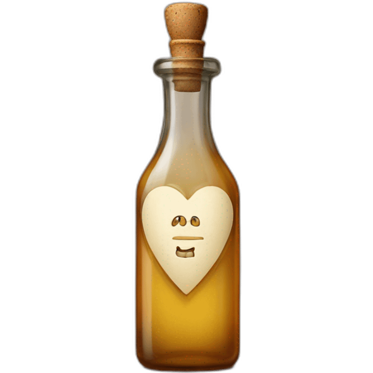 Hearst in a bottle emoji