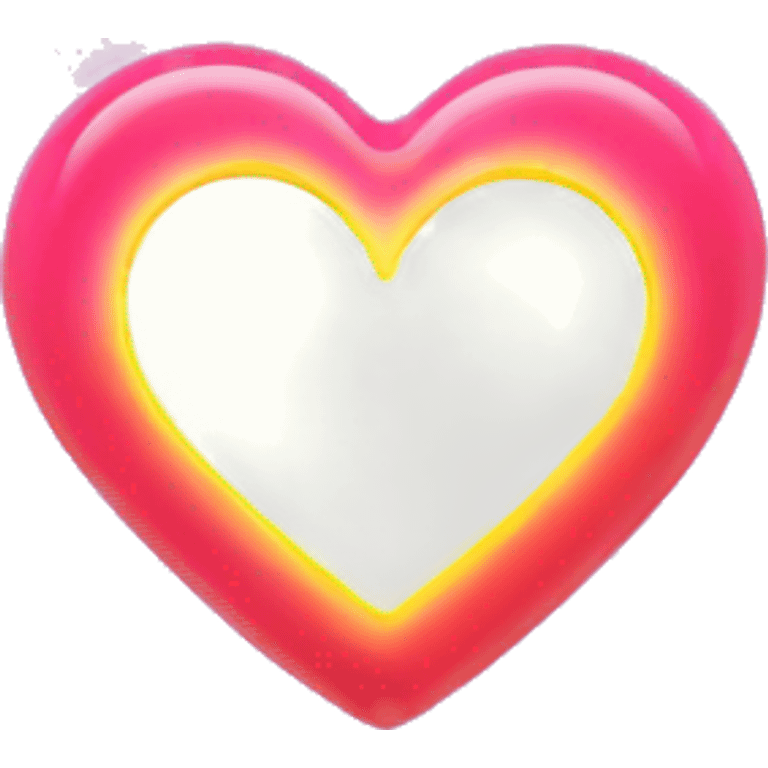 heart glowing neon  emoji