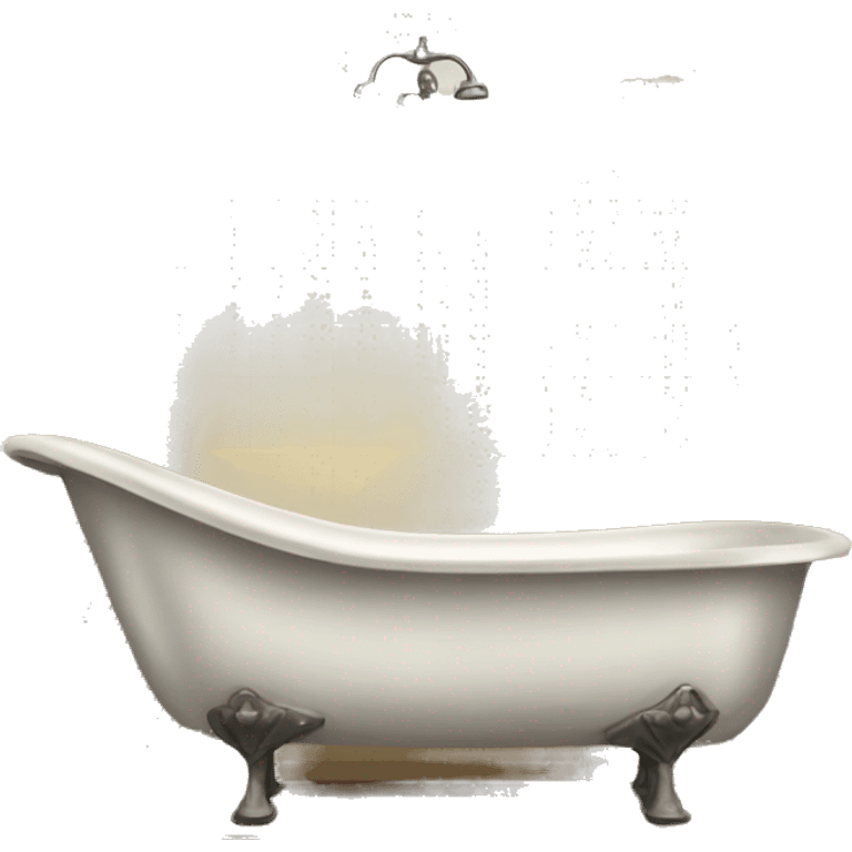 vintage bathtub emoji