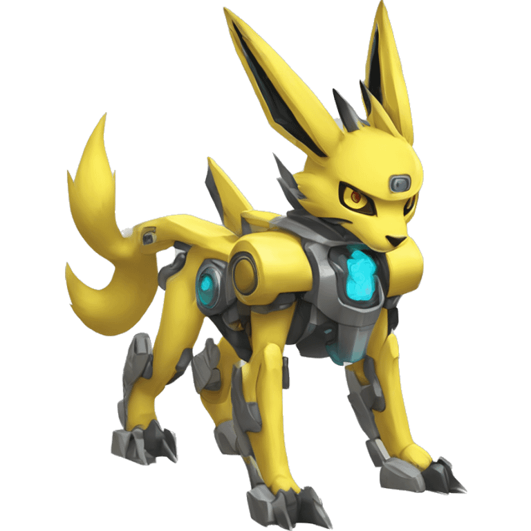 Renamon-Jolteon-Zeraora-medabot-mecha full body emoji