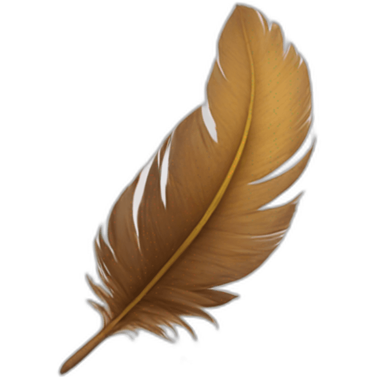 Feather in ads emoji