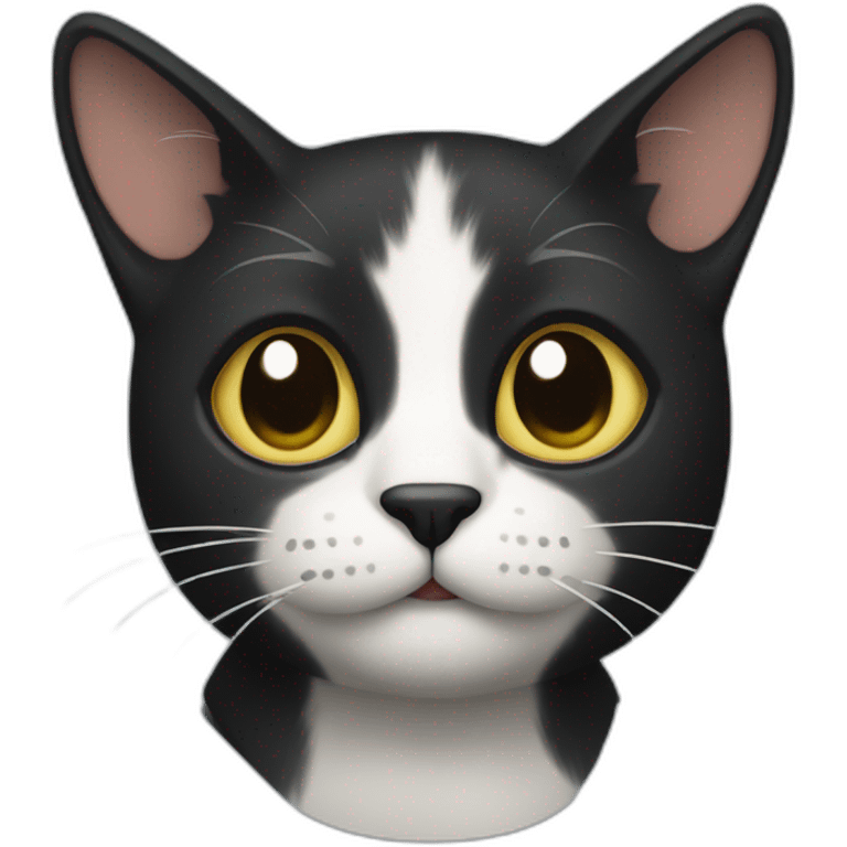 Gato negro emoji