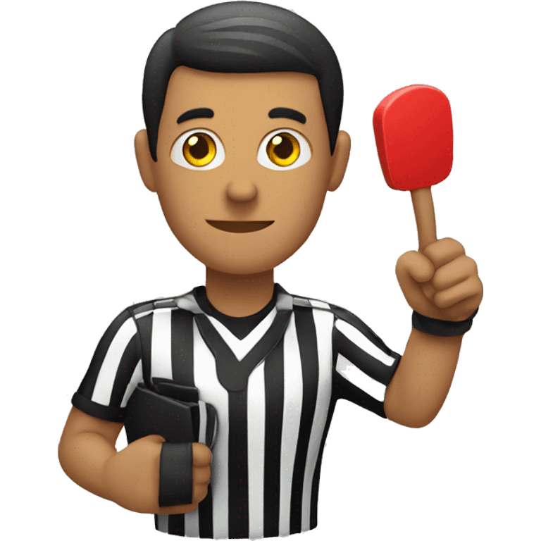 referee holding signal emoji