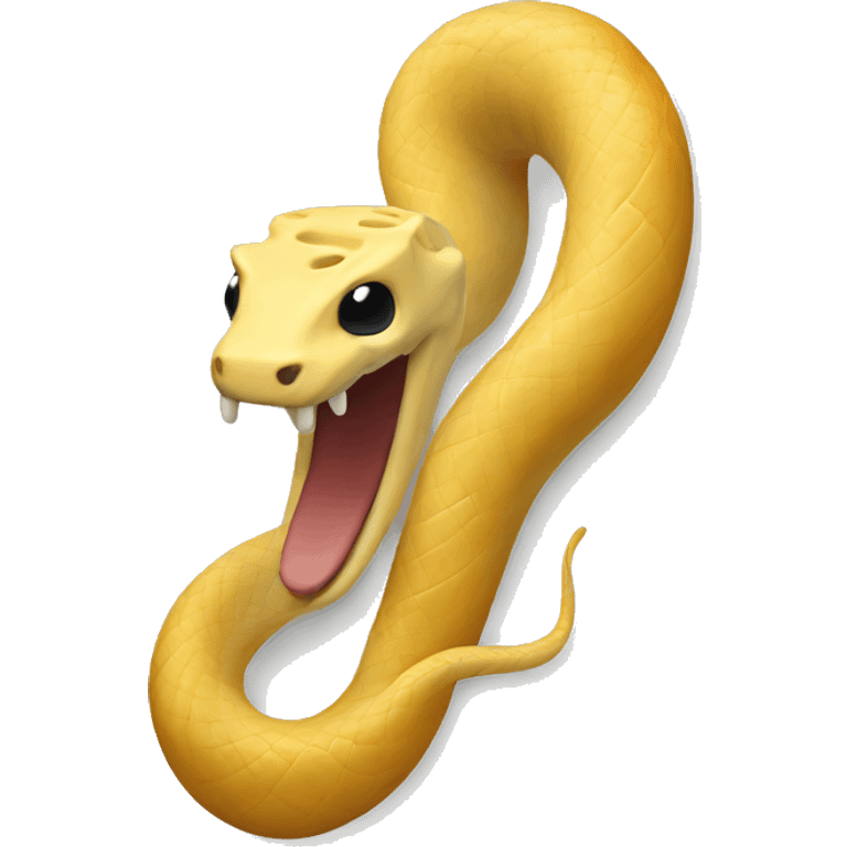 cheese-snake emoji