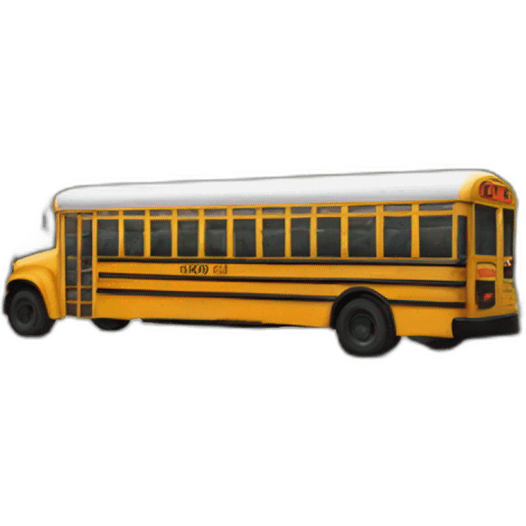 schoolbus stop emoji