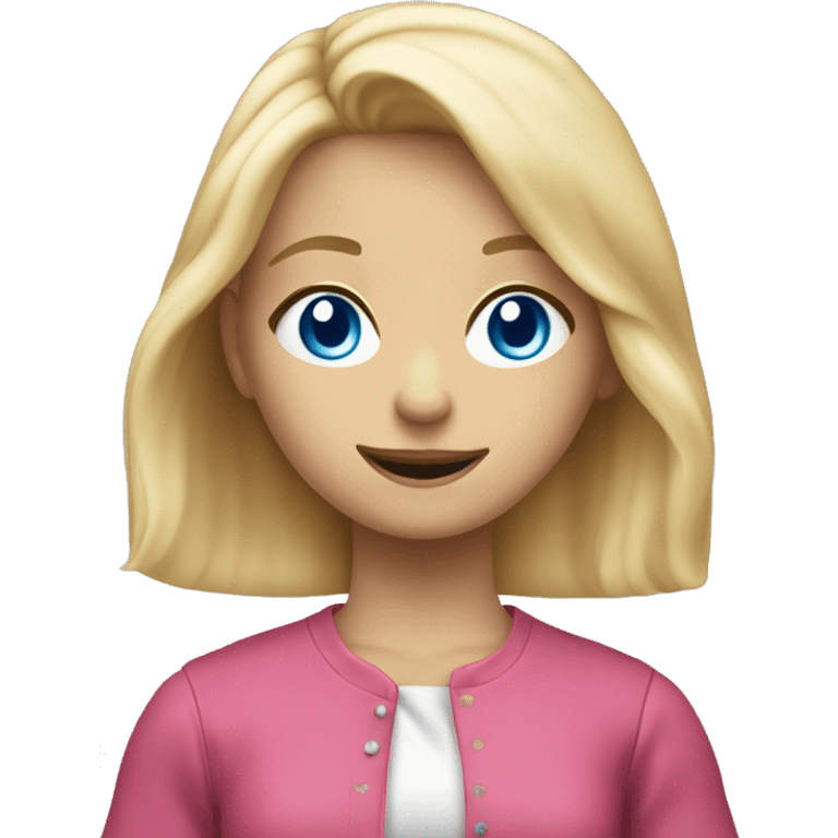 Blonde hair girl with blue eyes skipping religious school to play claw machines  emoji