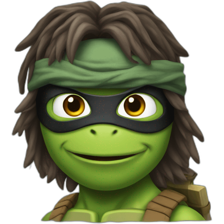 Mutant teenage ninja turtle emoji