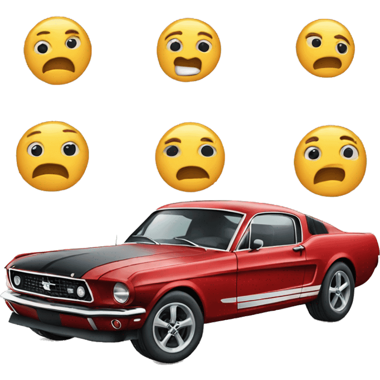 Mustang car  emoji