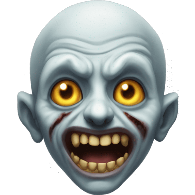 ghoul: Mischievous and occasionally malevolent spirits that inhabit wizarding dwellings, often found in attics or basements. emoji