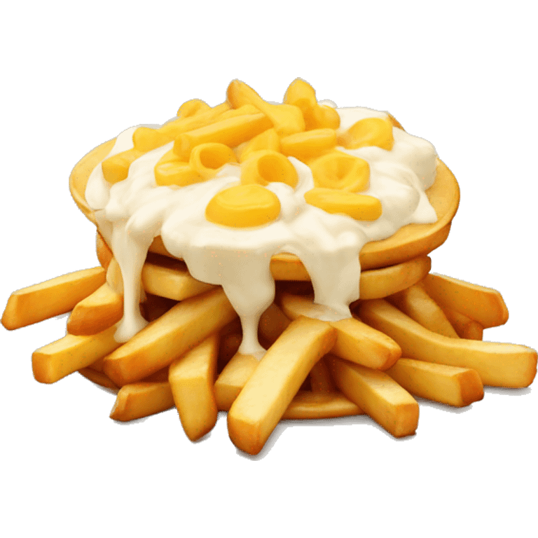 Poutine qui mange de la poutine  emoji