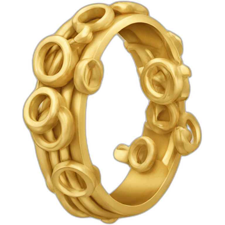 5 golden rings emoji