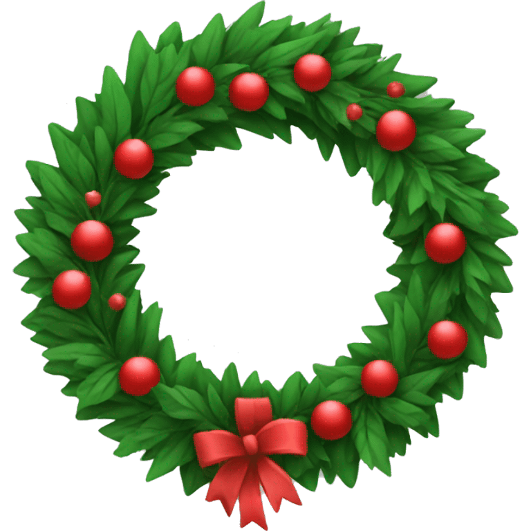 christmas wreath  emoji