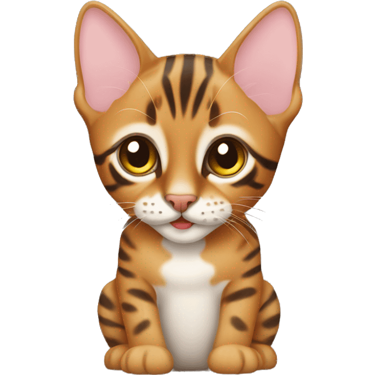 bengal kitten emoji