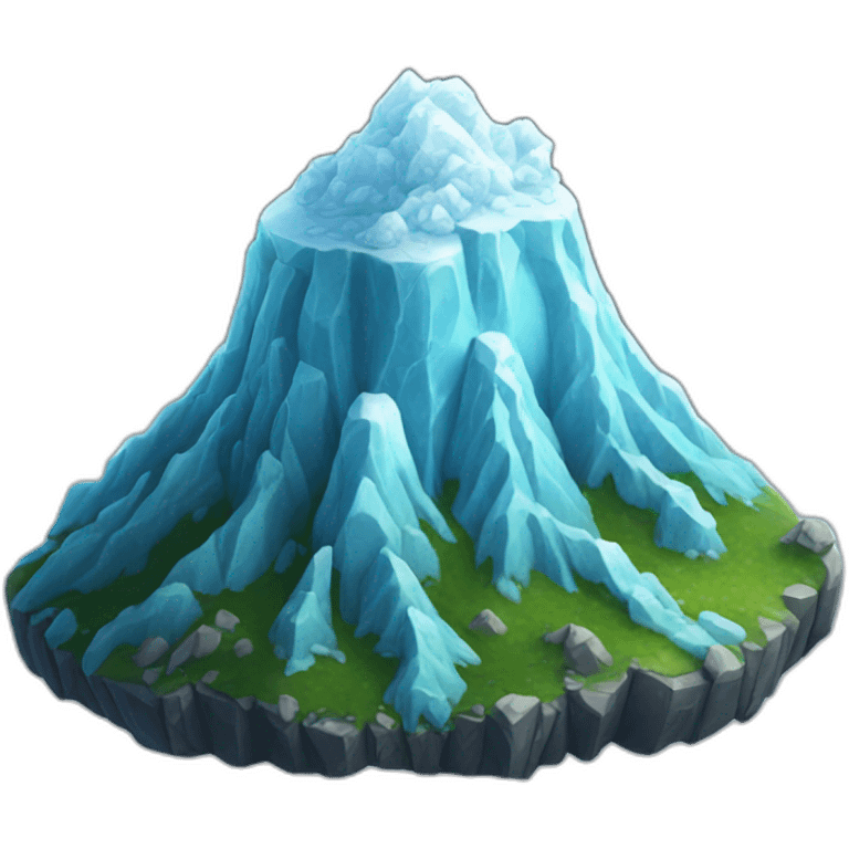 Volcán ice emoji