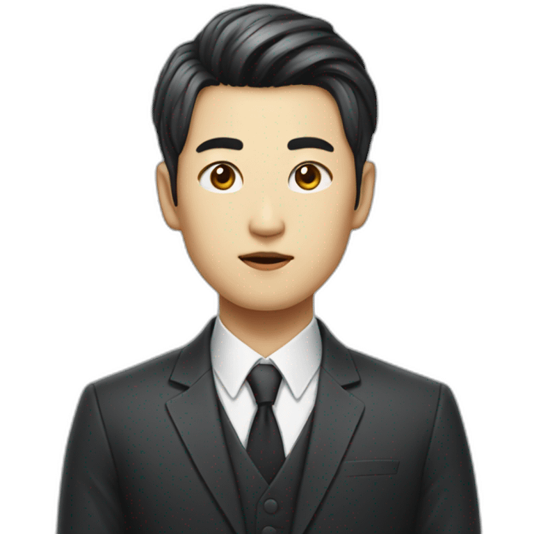 Korean boy ceo villain emoji