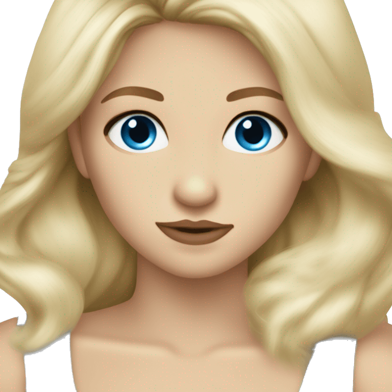 blonde glamorous girl blue eyes and niall horan emoji