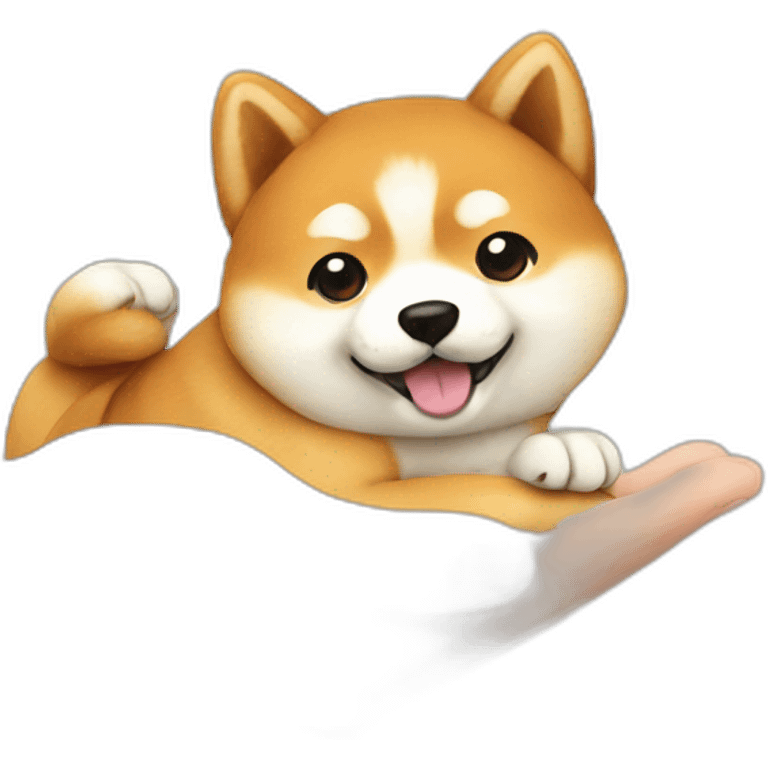 Shiba love hands emoji