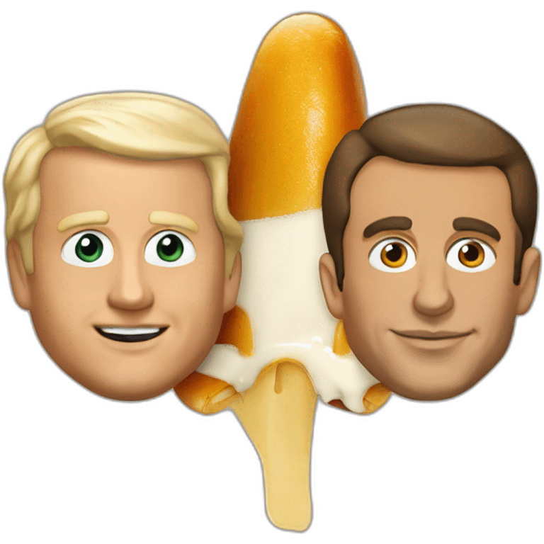 Poutine et Macron emoji