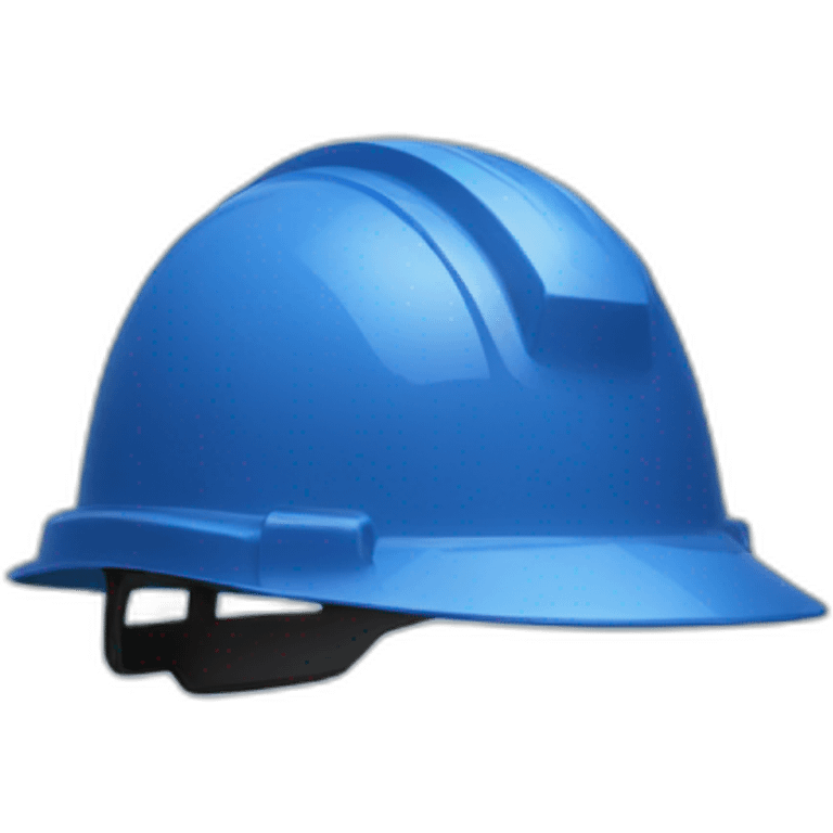 blue building helmet emoji