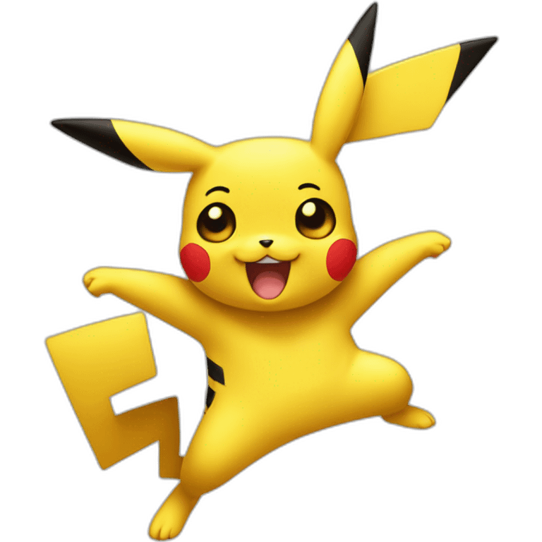 Pickachu qui dab emoji