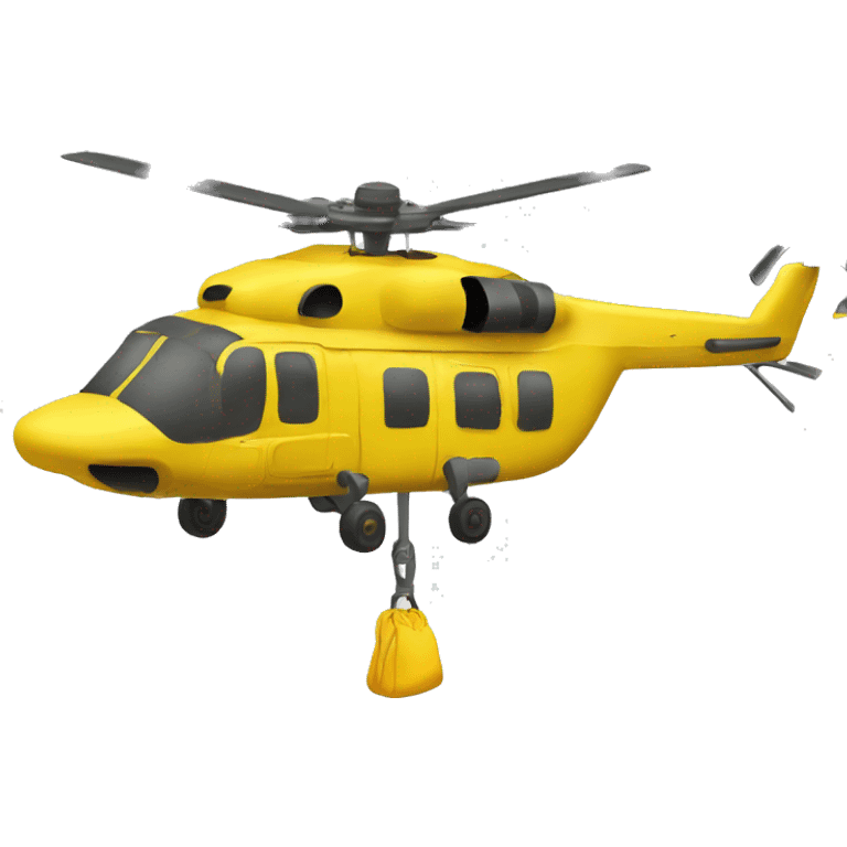 cute helicopter yellow military emoji