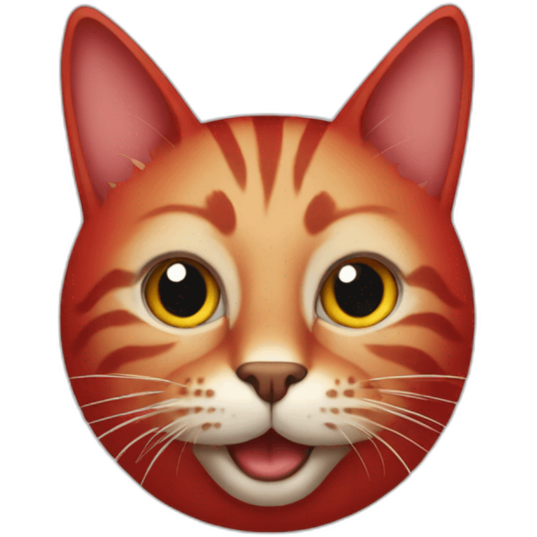 Cat red emoji