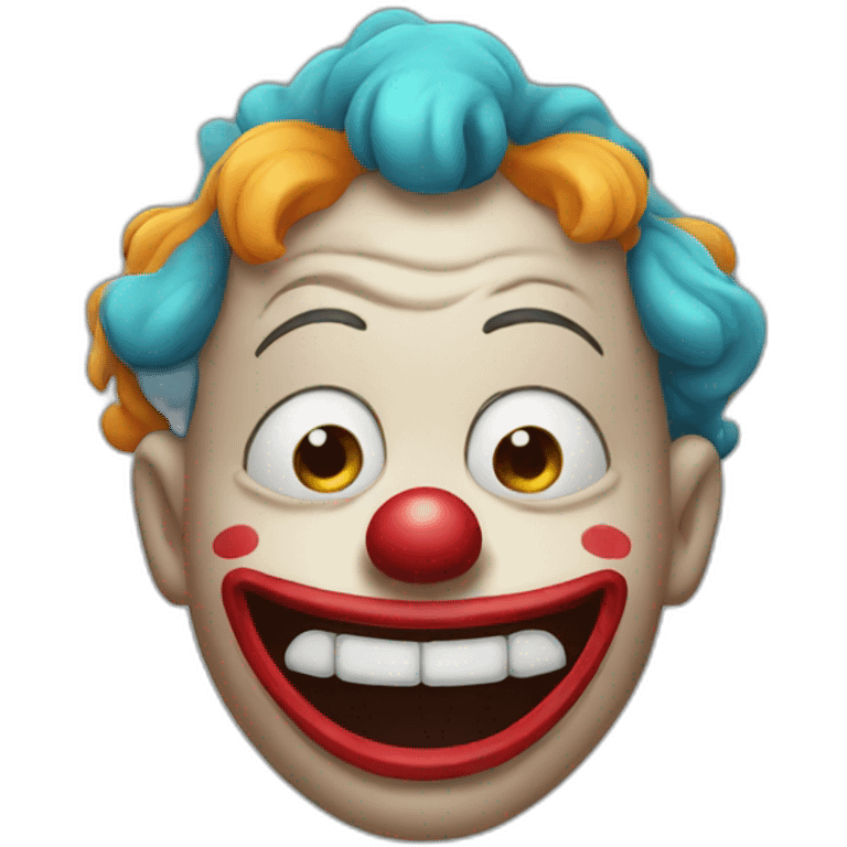 crying clown emoji