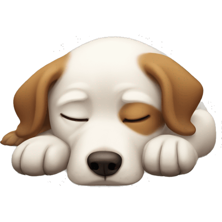 sleepy dog emoji