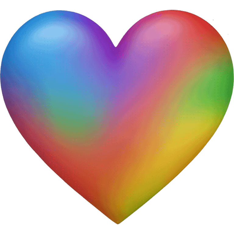 Rainbow heart  emoji