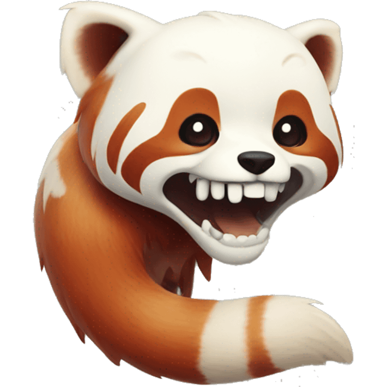 red panda skeleton
 emoji