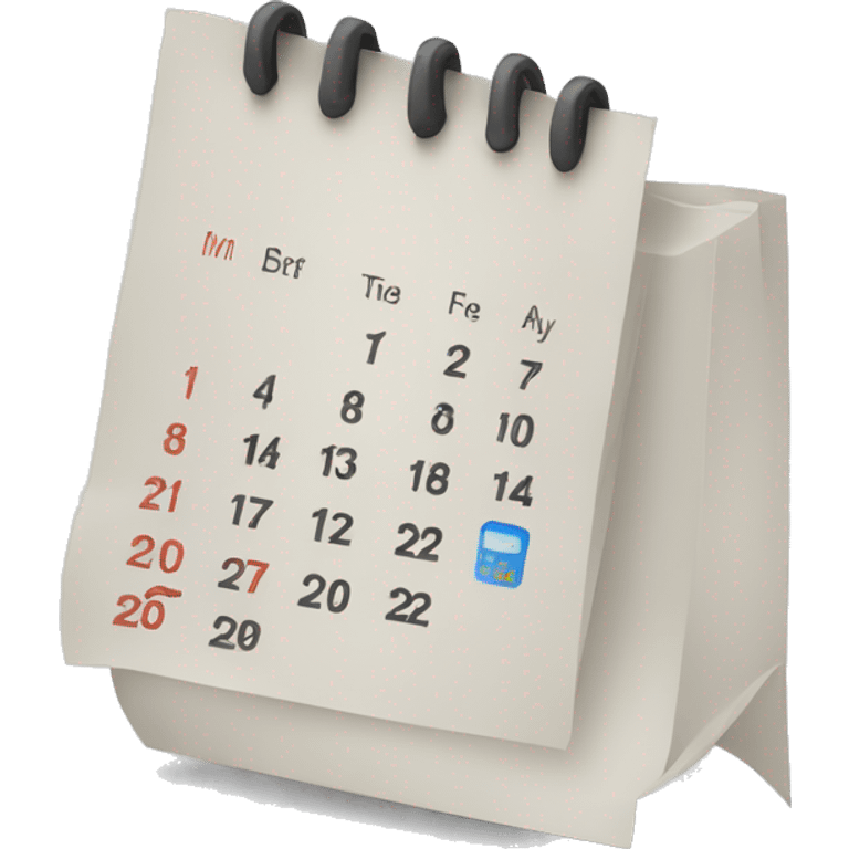 Calendar emoji