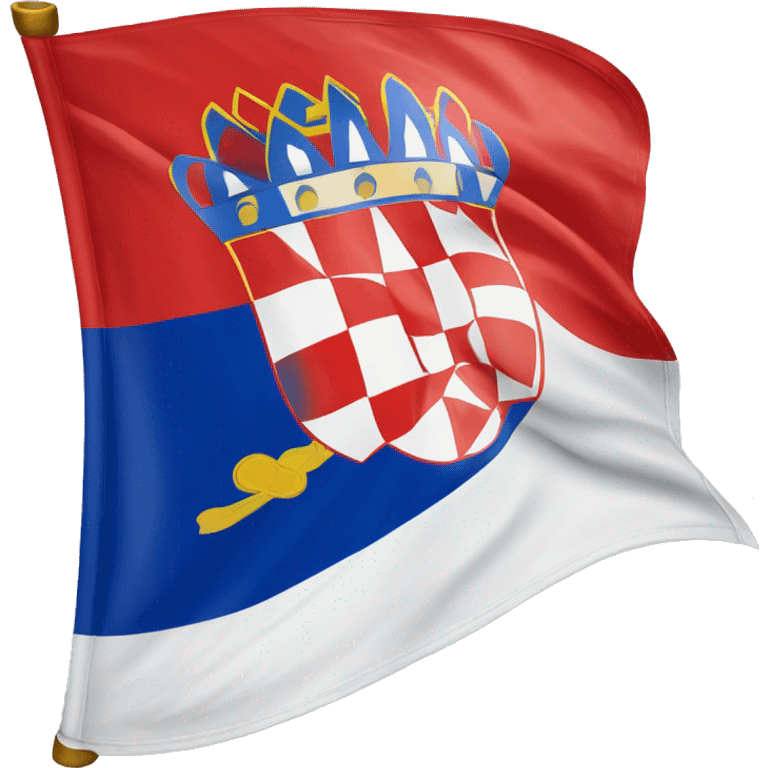 Flag of the Croatian Republic of Herzeg-Bosnia iphone emoji emoji